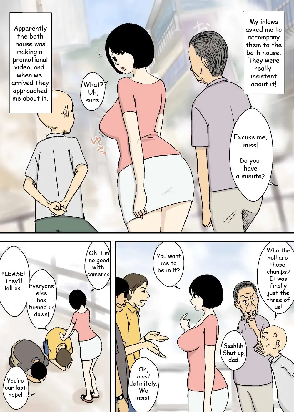 [Urakan] Zoku Ojiichan to Gifu to Giri no Musuko to, Kyonyuu Yome. Fhentai - Page 21