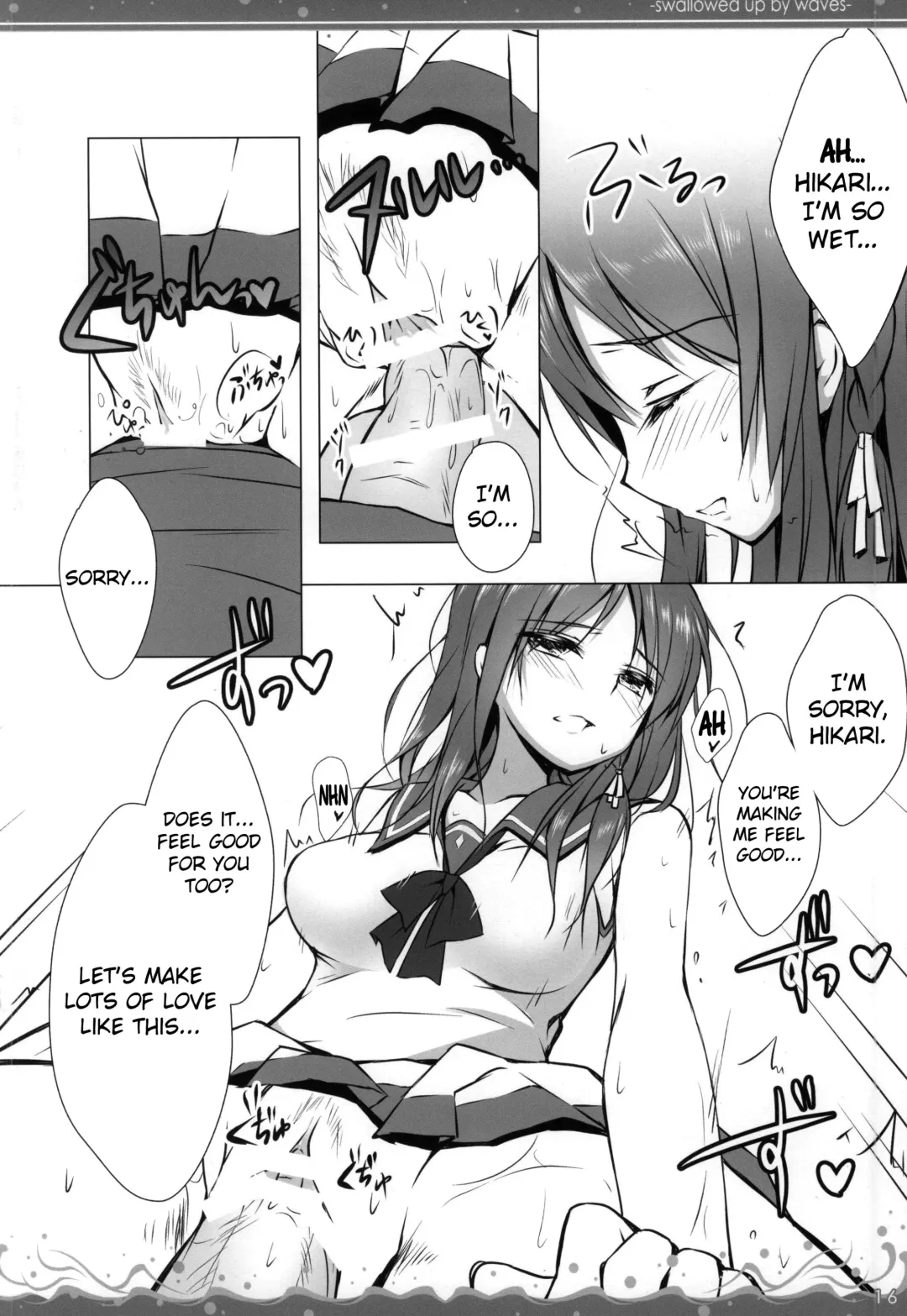 [Mee] Nami Bakari no Umi no Naka | Swallowed Up by Waves Fhentai - Page 13