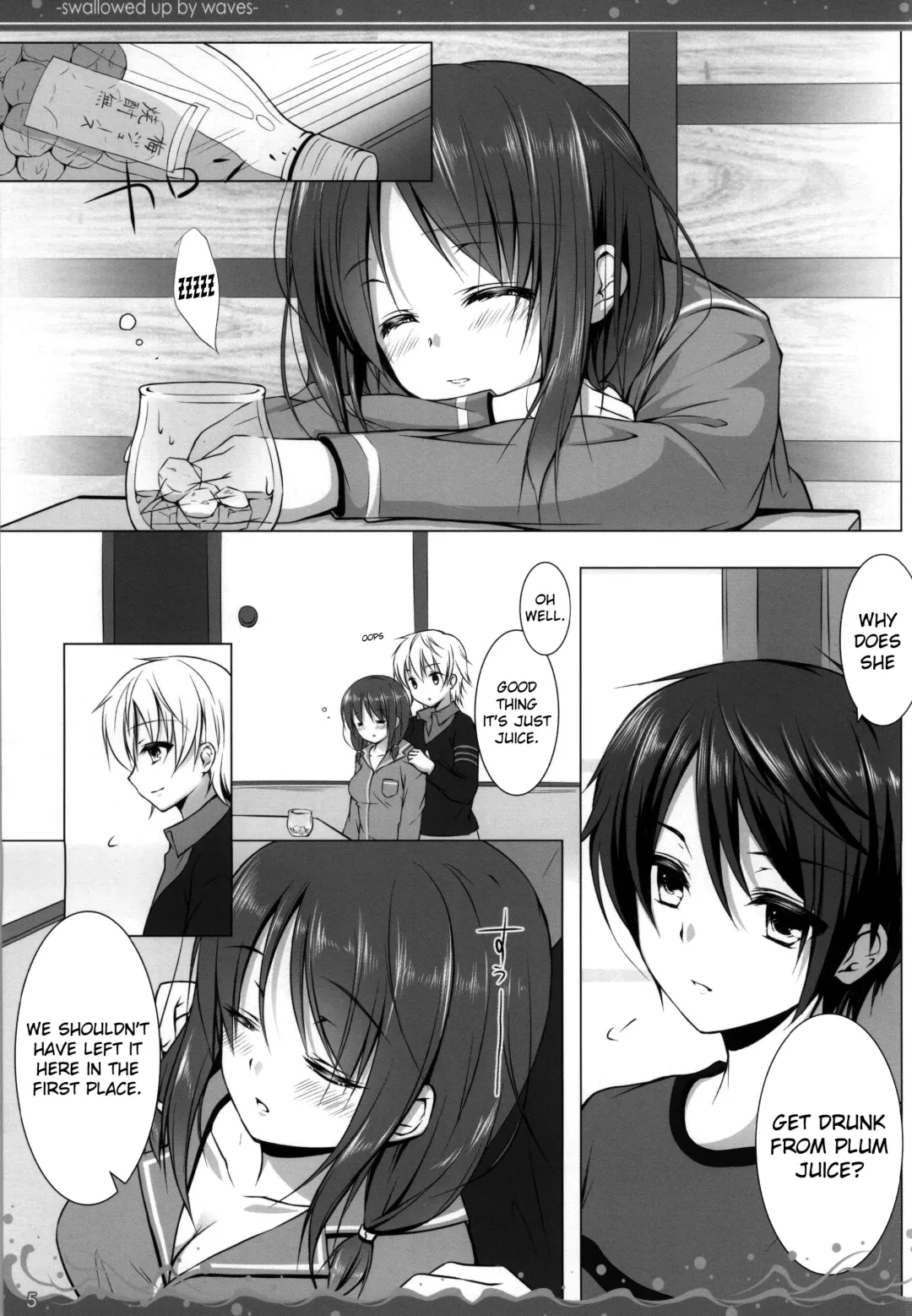 [Mee] Nami Bakari no Umi no Naka | Swallowed Up by Waves Fhentai - Page 2