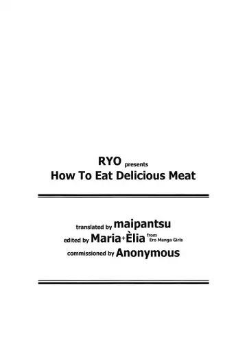 [Ryo] Oishii Oniku no Meshiagarikata | How To Eat Delicious Meat Ch. 1-8 Fhentai - Page 159