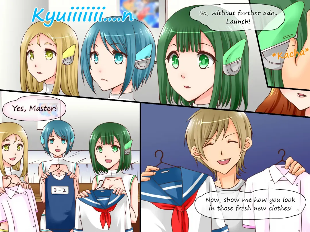 [Asazuki Norito] Seishori Android o Tairyou Gai Shite Mita ~Hitogata Android ga Baibai Sareru Jidai ni Natta node... Fhentai - Page 4