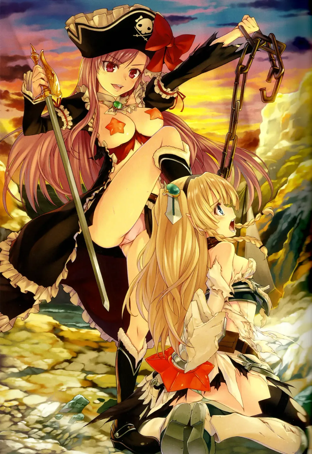 Queen's Blade Kanzen Haiboku Gashuu Vanquished Queens 3 Fhentai - Page 17