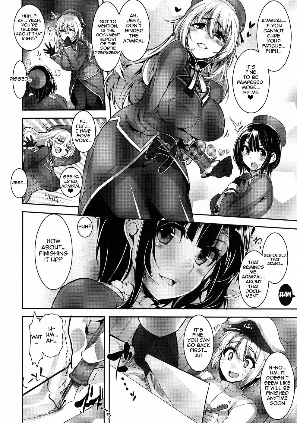 [Henkuma] Chicchai Teitoku to Takao-san to Atago-san | Tiny Admiral, Takao-san, and Atago-san Fhentai - Page 5