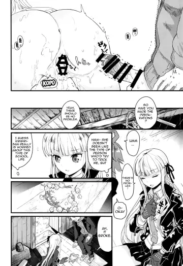 [322g] Kirigiri-san to Issho ni School Mode | School Mode Together With Kirigiri-san Fhentai - Page 21