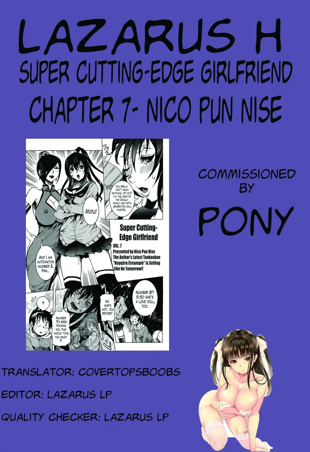 [Nico Pun Nise] Chou Saisentan Kanojo | Super Cutting-Edge Girlfriend Ch. 1-8 Fhentai - Page 147