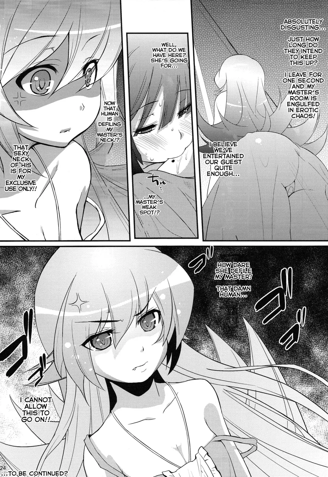 [Yakumi Benishouga] Pachimonogatari Part 3: Nadeko Slave Fhentai - Page 24