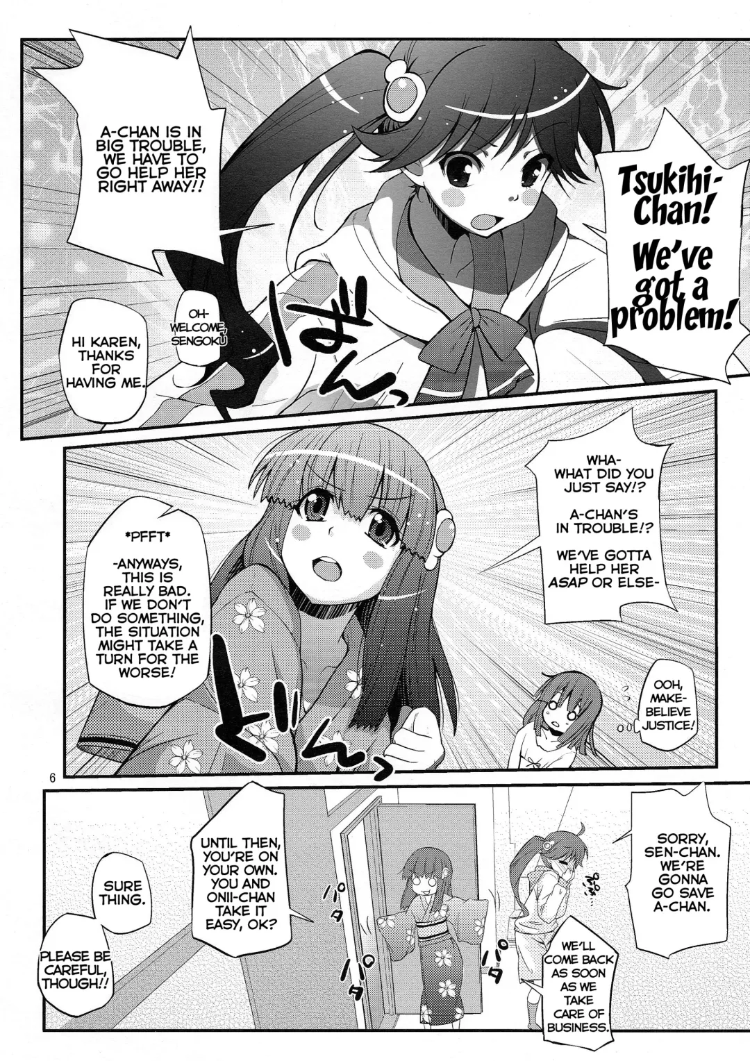 [Yakumi Benishouga] Pachimonogatari Part 3: Nadeko Slave Fhentai - Page 6