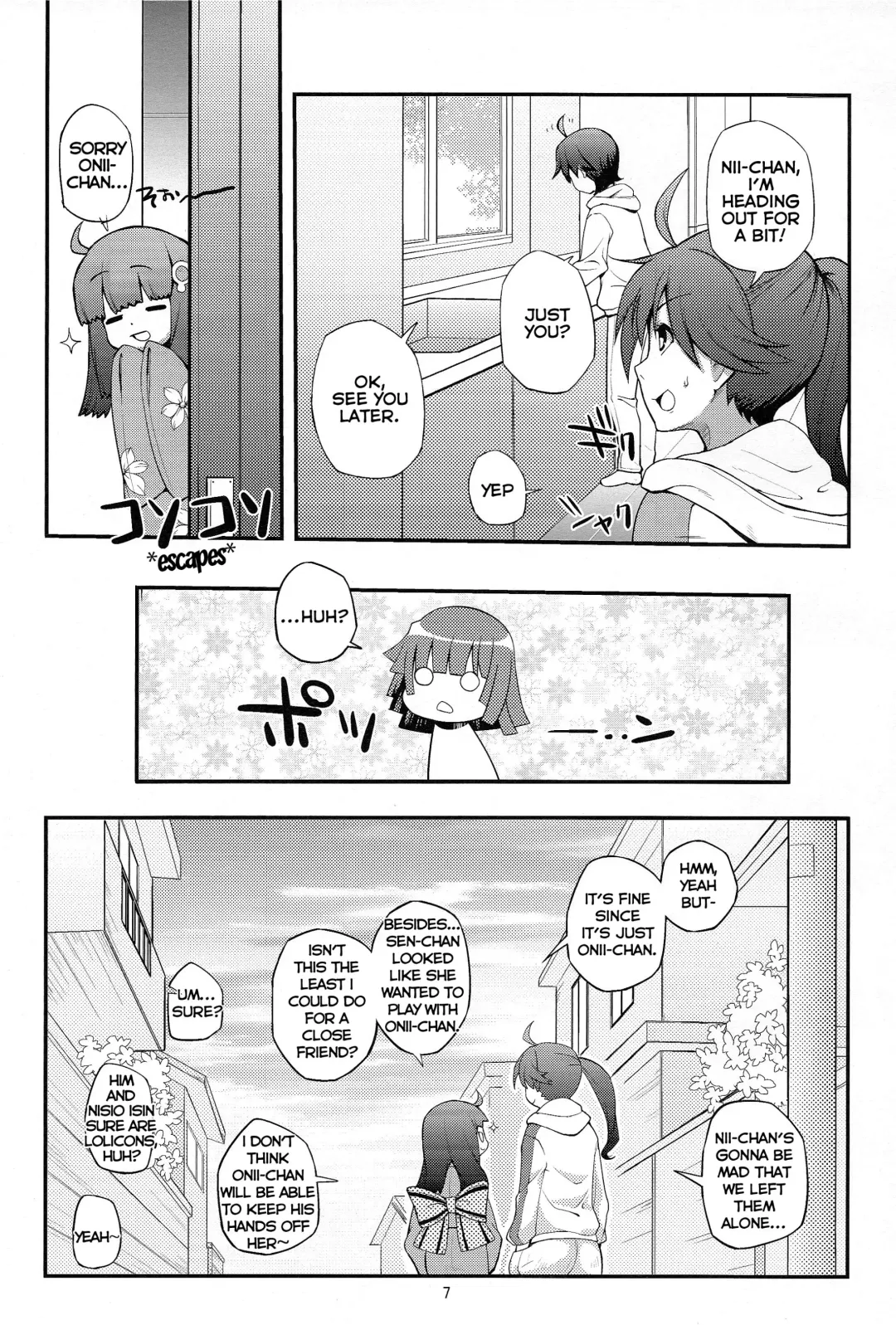 [Yakumi Benishouga] Pachimonogatari Part 3: Nadeko Slave Fhentai - Page 7
