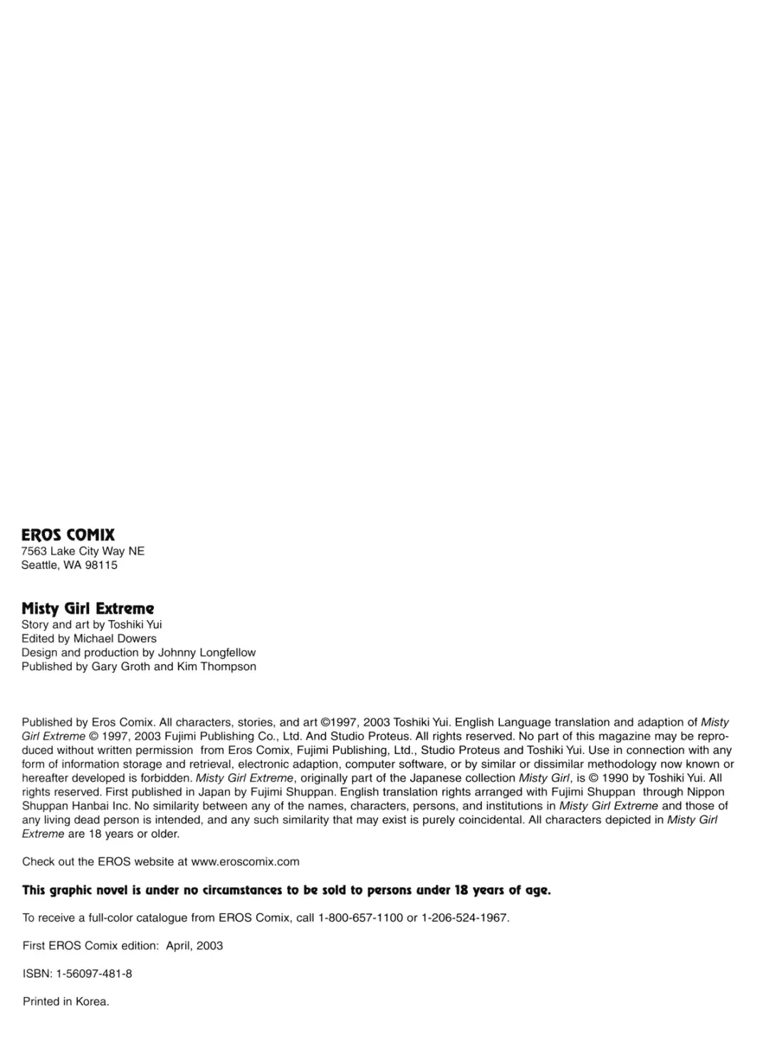 [Yui Toshiki] Misty Girl Extreme Fhentai - Page 3