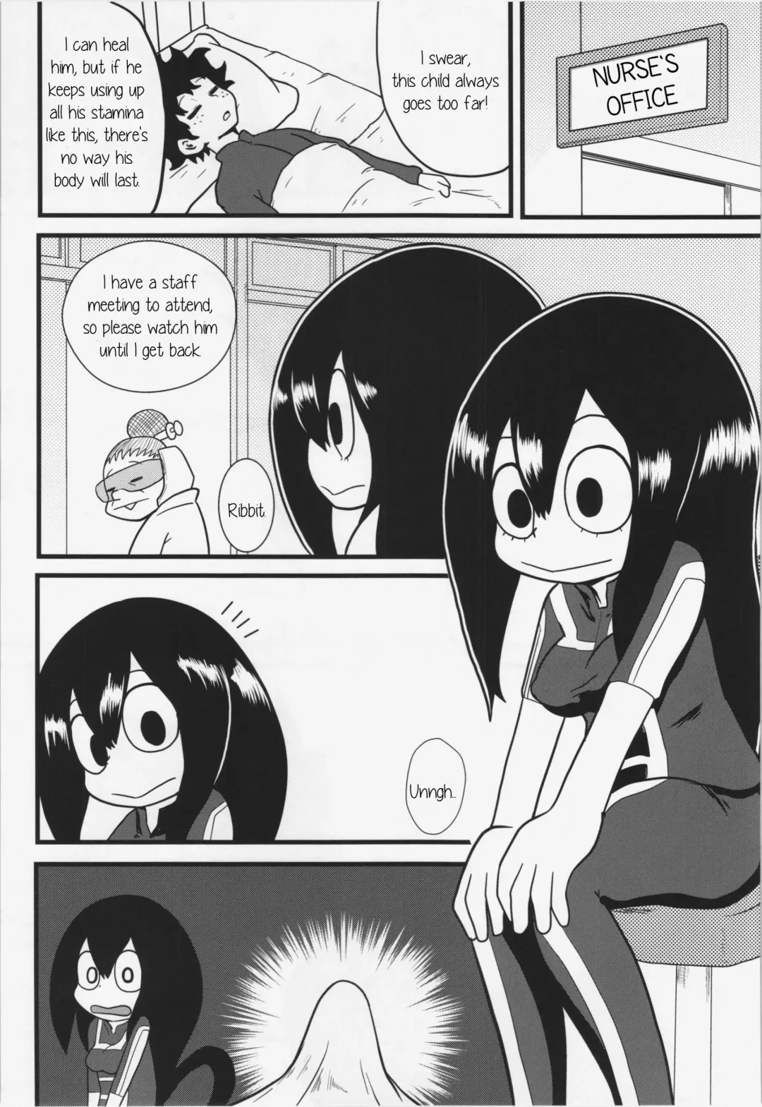 [Tsunamushi] Tsuyu-chan to! Ganbare tte Kanji no Dex | Tsuyu and! Some Do-Your-Best DEKX Fhentai - Page 3