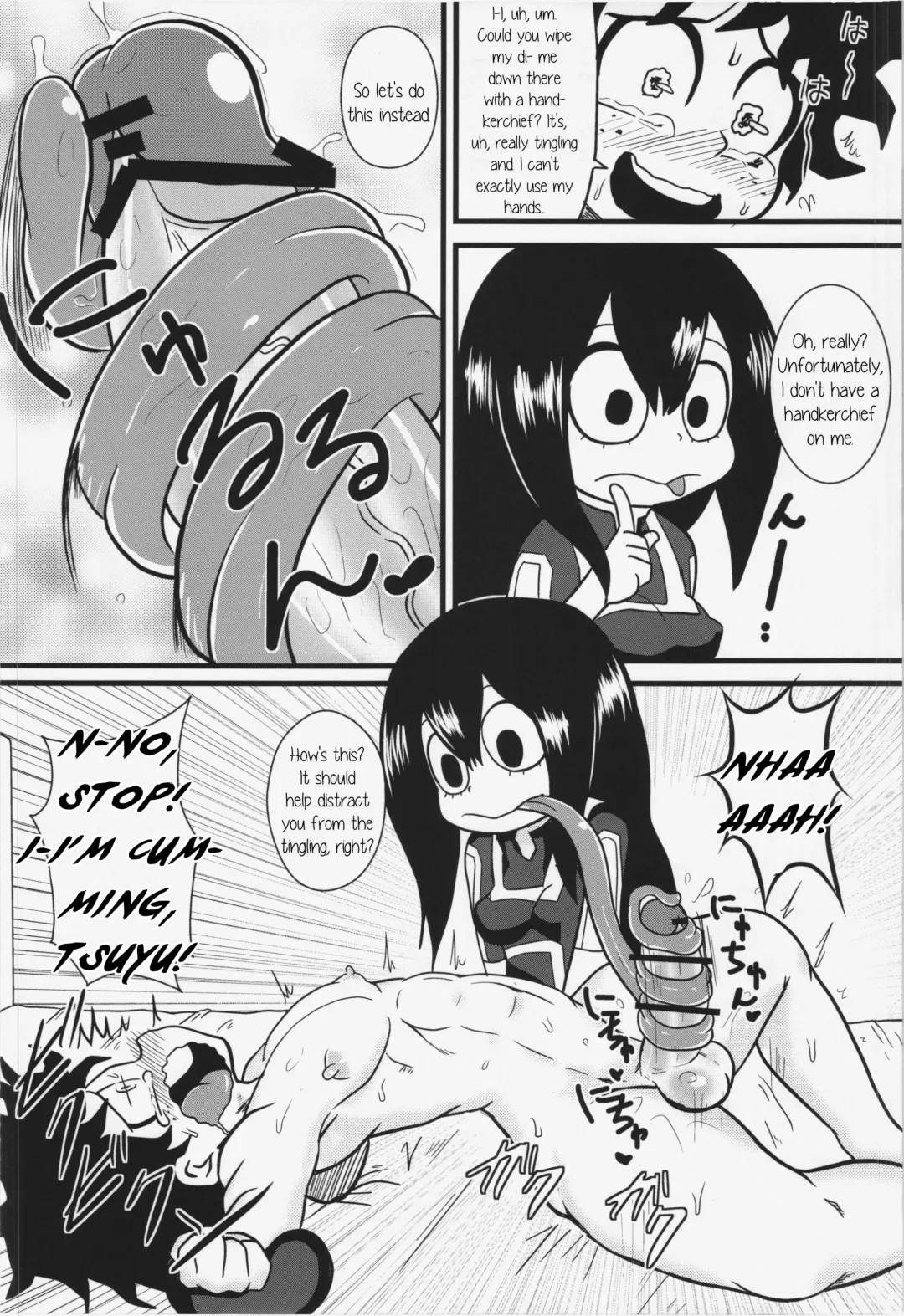[Tsunamushi] Tsuyu-chan to! Ganbare tte Kanji no Dex | Tsuyu and! Some Do-Your-Best DEKX Fhentai - Page 8
