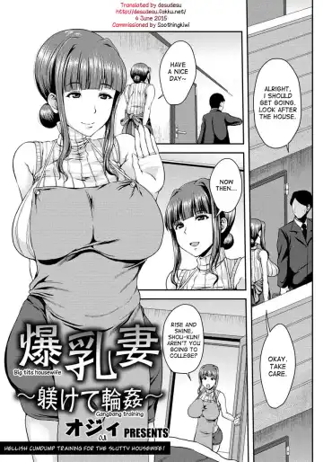 Read [Ozy] Bakunyuuzuma ~Shitsukete Rinkan~ | Big Tits Housewife - Gangbang training - Fhentai