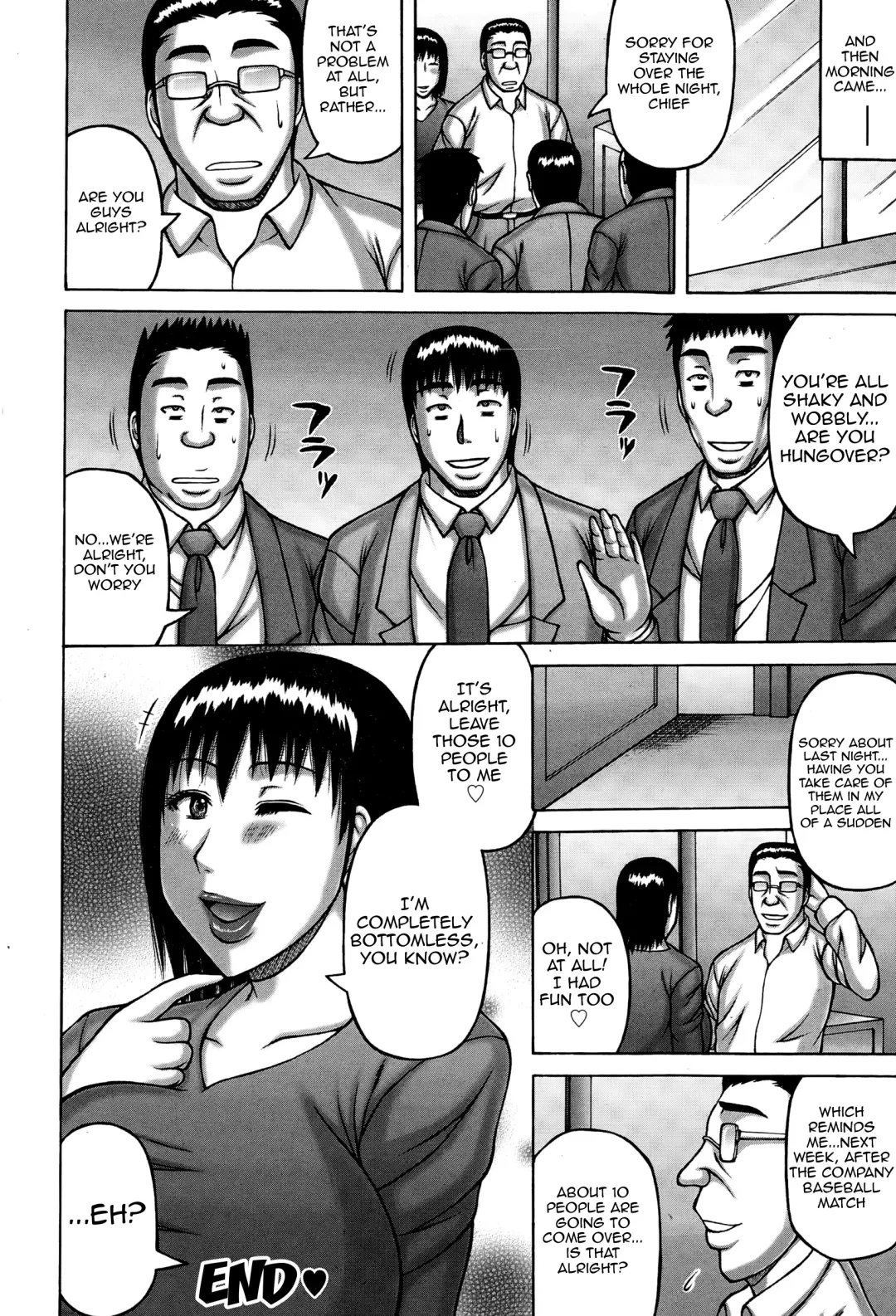 [Sakaki Utamaru] Oku-sama no Inkou Settai | A Wife's Welcoming Intercourse Fhentai - Page 20