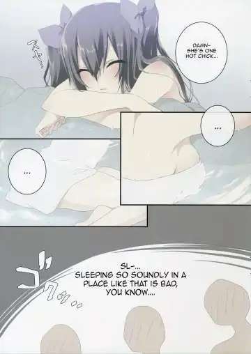 [Koikawa Minoru] Hatate in Tennen Onsen | Hatate in Natural Hot Spring Fhentai - Page 4