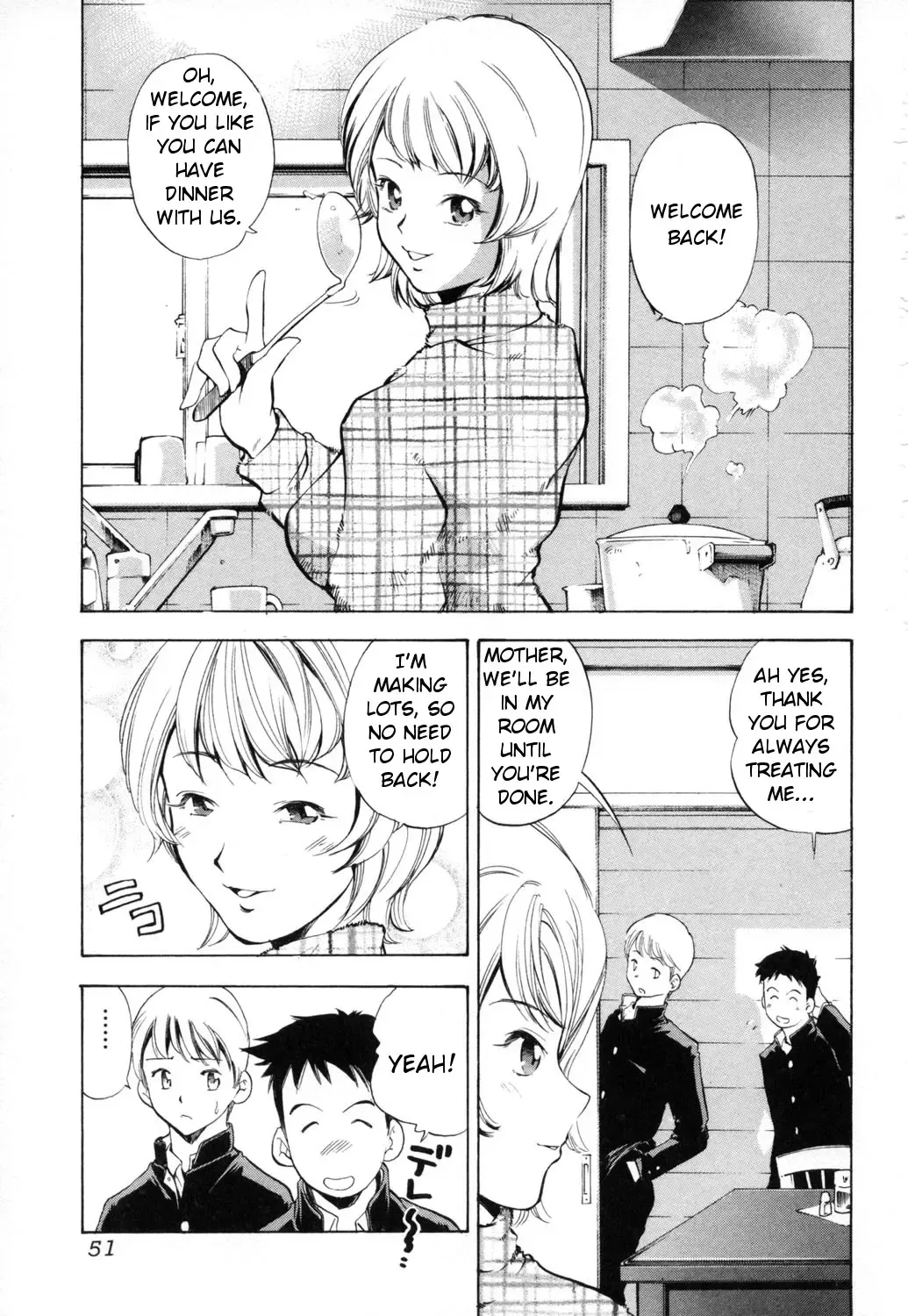 [Saito Sakae] Midara na Haha Shishunki na Boku - Lewd mother, I'm in the adolescence. Fhentai - Page 51