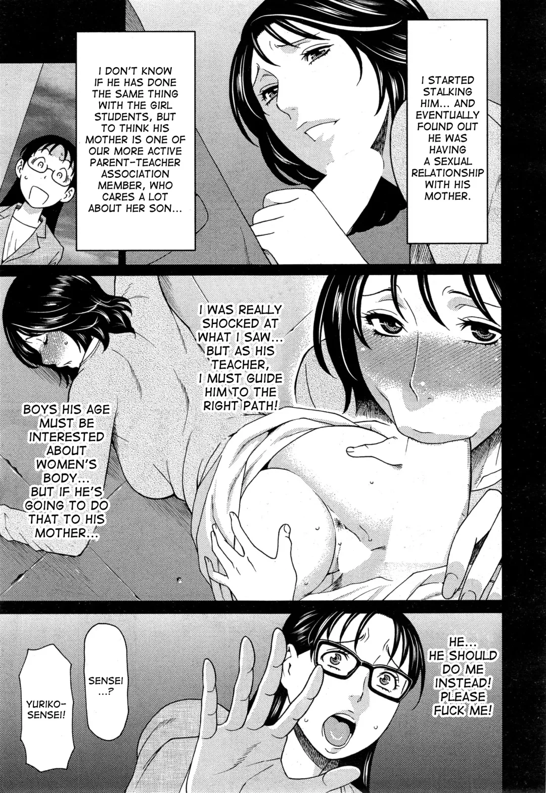 [Takasugi Kou] Itoshi no Musuko wa Dare no Mono ? | To Whom does My Beloved Child('s penis) Belong Ch. 1-4 Fhentai - Page 27