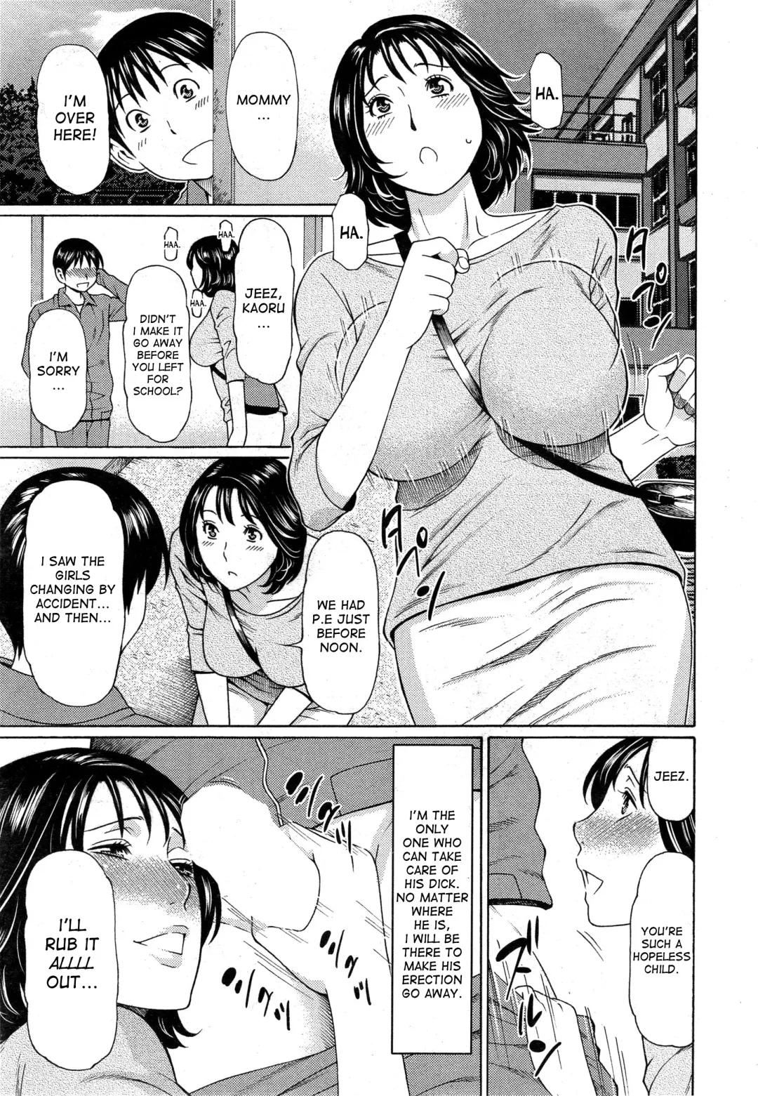 [Takasugi Kou] Itoshi no Musuko wa Dare no Mono ? | To Whom does My Beloved Child('s penis) Belong Ch. 1-4 Fhentai - Page 7