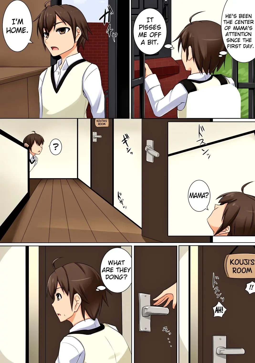 [Akitsuki Karasu] Mama ga Kakurete Seisettai ~Daisuki na Mama ga Ie de Azukatta Shachou no Kuso Musuko no Chinpo no Toriko ni Sarete ita~ Fhentai - Page 16