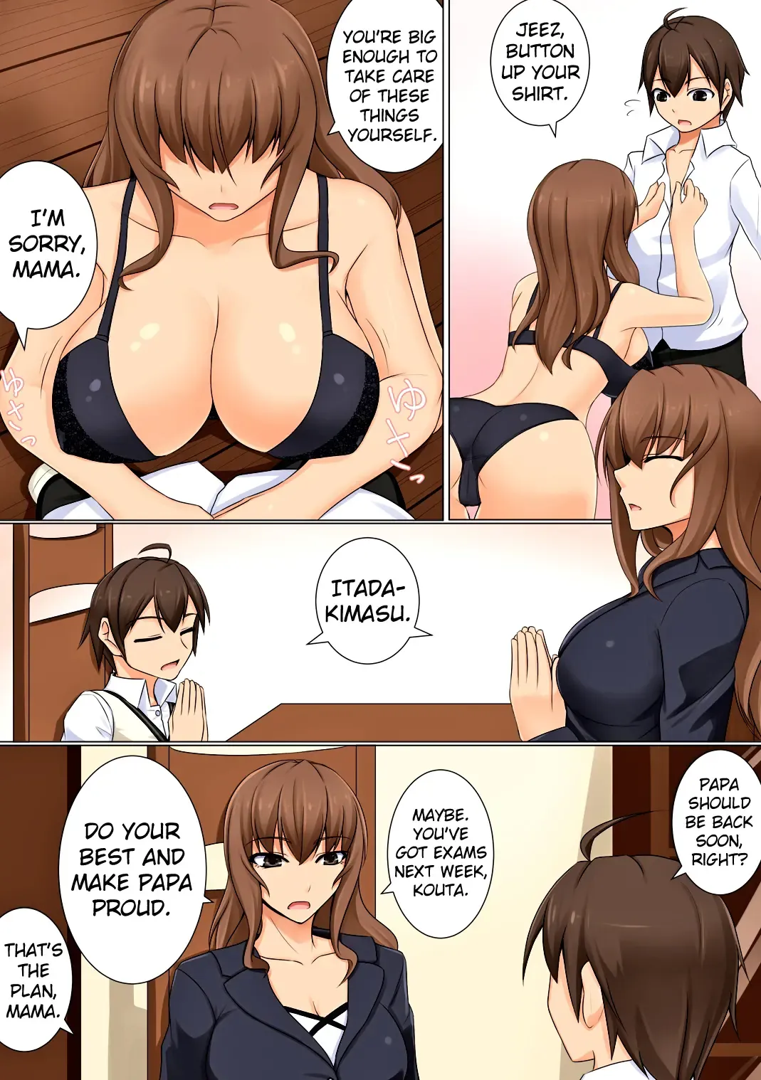 [Akitsuki Karasu] Mama ga Kakurete Seisettai ~Daisuki na Mama ga Ie de Azukatta Shachou no Kuso Musuko no Chinpo no Toriko ni Sarete ita~ Fhentai - Page 3