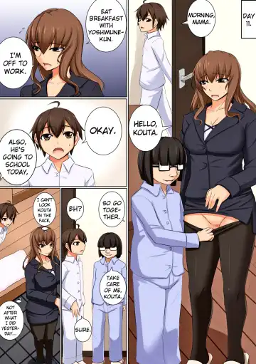 [Akitsuki Karasu] Mama ga Kakurete Seisettai ~Daisuki na Mama ga Ie de Azukatta Shachou no Kuso Musuko no Chinpo no Toriko ni Sarete ita~ Fhentai - Page 33
