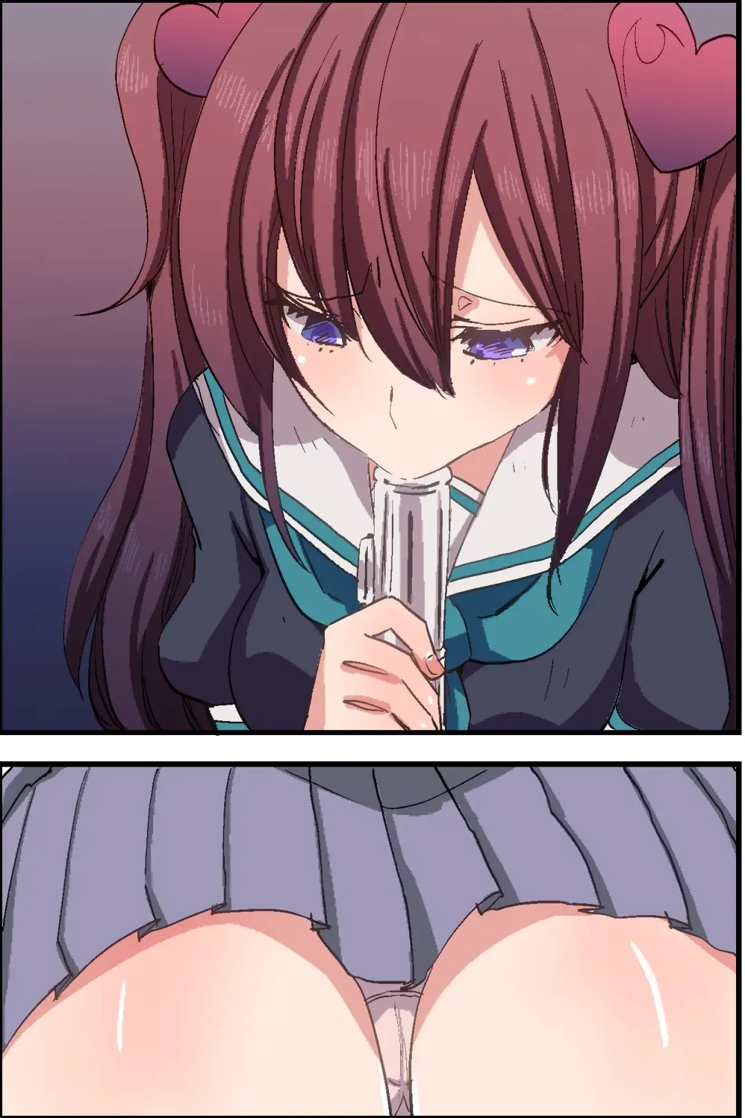 Moshimo, Kimo Kyoushi ga Ayatsuri Shikibou o Tsukatte Suisou Gakubu no Joshi Seito o Saimin Sousa de Kyousei Houshi Meirei Shite Osouji Fella Sasetari Hatsujou Sasete Renzoku Sounyuu Shichattara Fhentai - Page 108