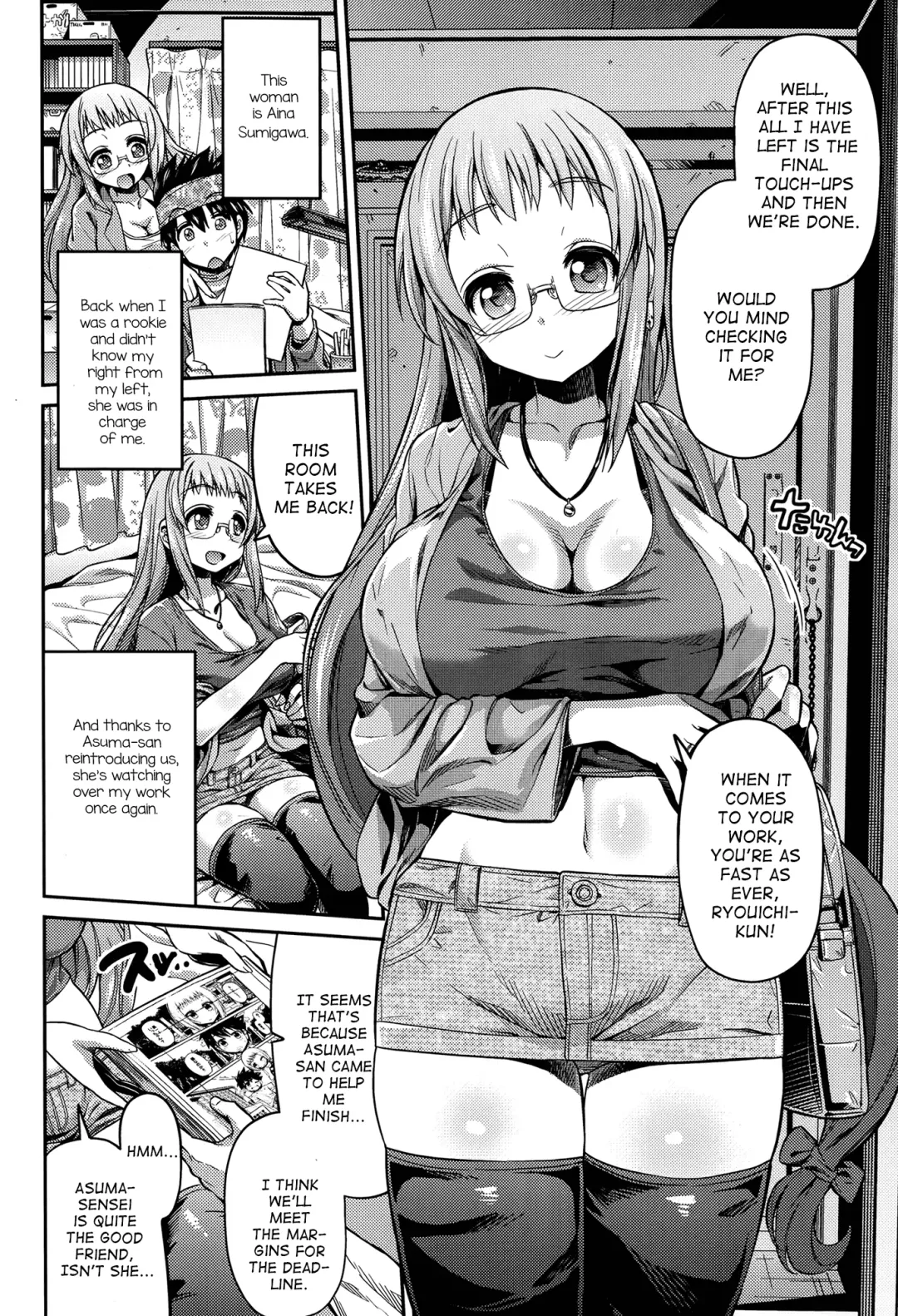 [Hinotsuki Neko] Man × Koi Ero Manga de Hajimaru Koi no Plot Ch. 1-3 Fhentai - Page 22