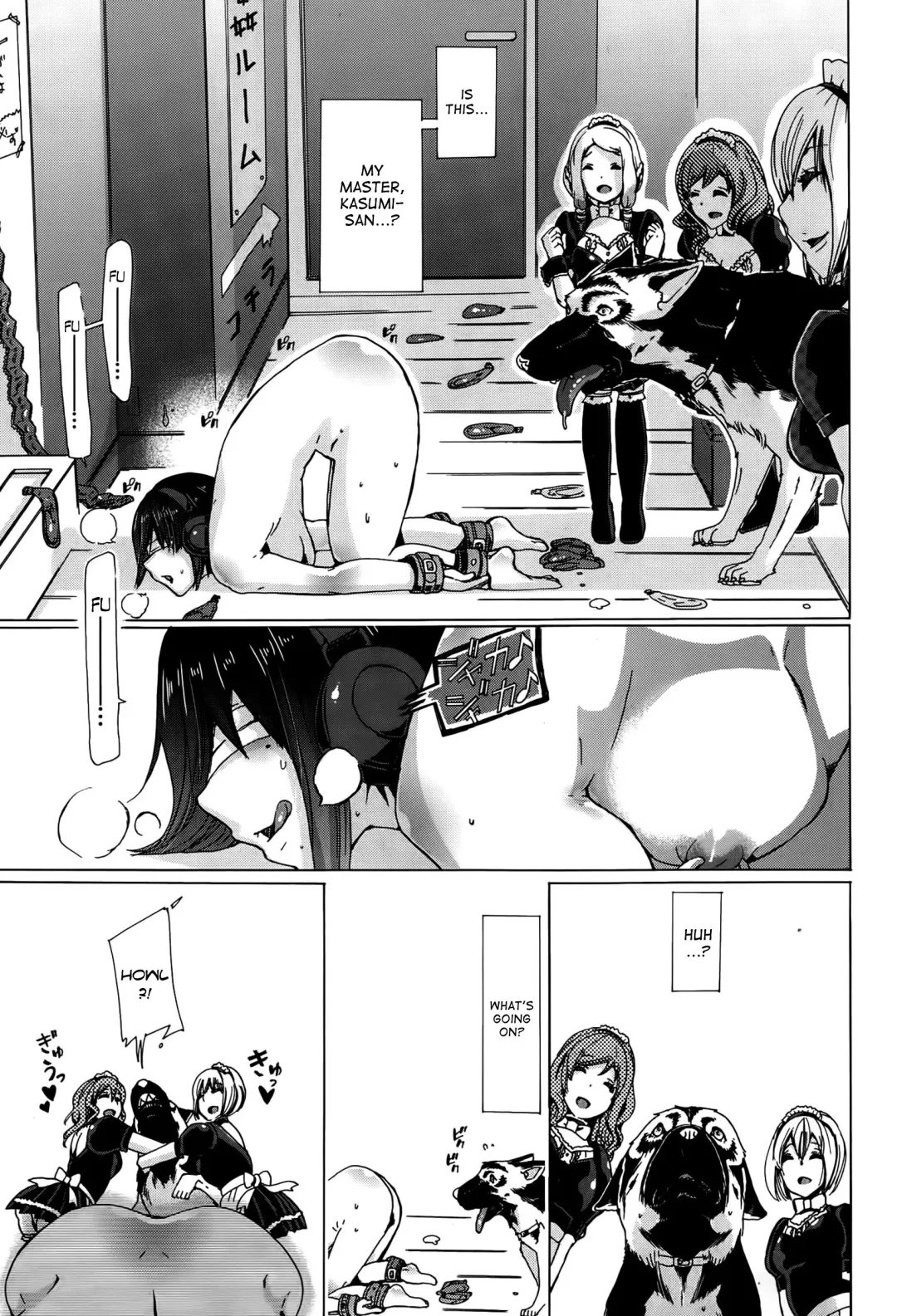 [Chikiko] Jyukan Hitozuma Kasumi <Zenin Choukyouzumi> | Bestiality Rape Housewife Kasumi <Everyone is Fully Trained> Fhentai - Page 3