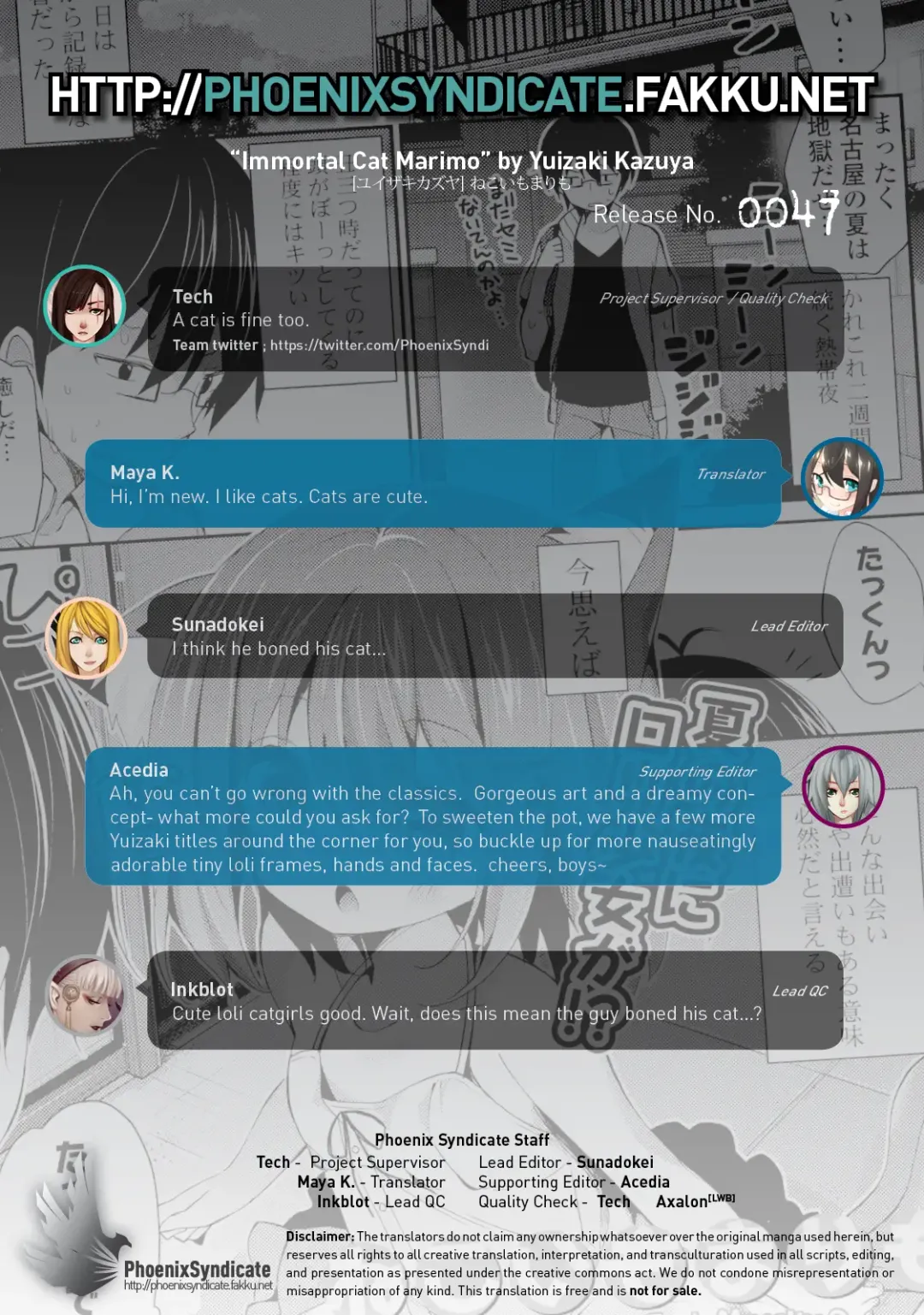 [Yuizaki Kazuya] Neko Imo Marimo - Immortal Cat Marimo Fhentai - Page 21