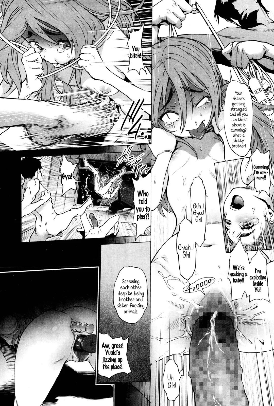 [Sannyuutei Shinta] Higyaku Inu Kyoudai | Masochistic Mutt Brother & Sister Fhentai - Page 13