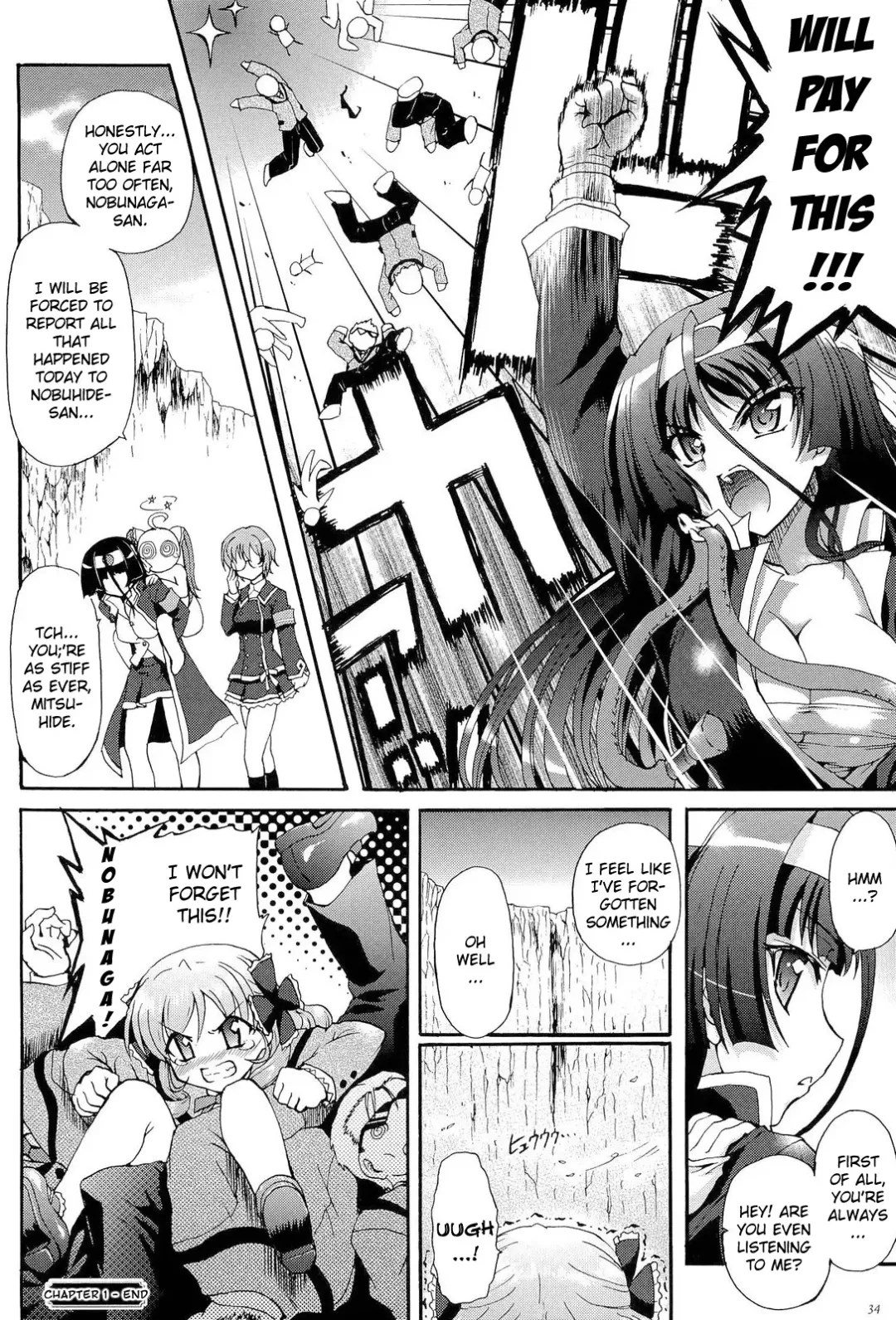 [Rohgun] Sengoku Gakuen Senki Nobunaga! ~Inka Ryouran, Mizugi Taisen!~ Genteiban | Sengoku Academy Fighting Maiden Nobunaga! ~Lewd Flower Profusion, The Great Swimsuit War~ Fhentai - Page 35