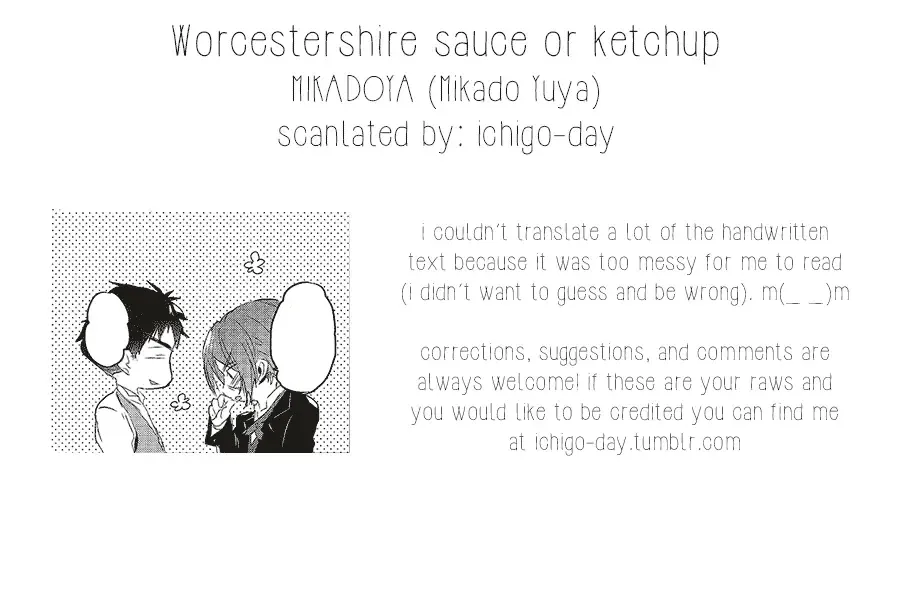 [Mikado Yuya] Worcestershire sauce or ketchup Fhentai - Page 20