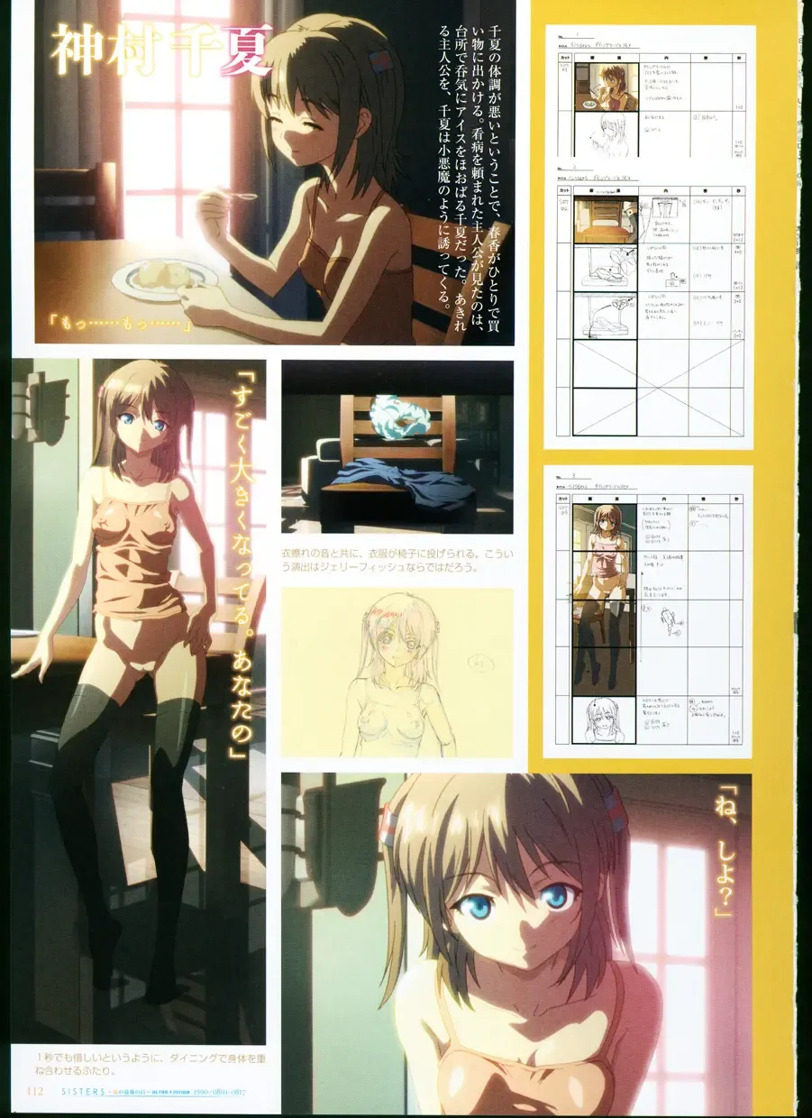 [Taki Minashika] SISTERS ~ Natsu no Saigo no Hi ~ ULTRA EDITION Official Funbook 1990/0801-0817 Fhentai - Page 117