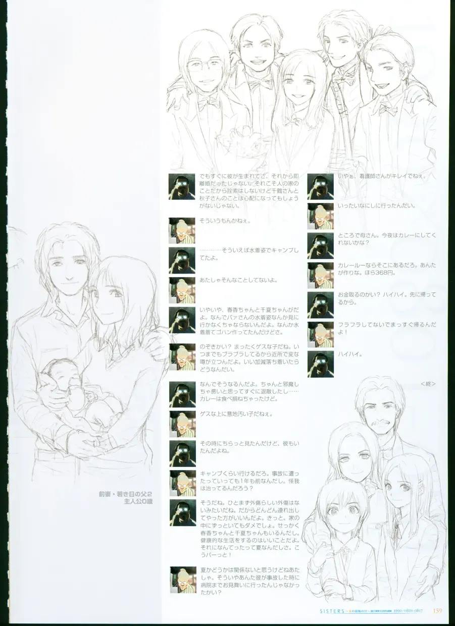 [Taki Minashika] SISTERS ~ Natsu no Saigo no Hi ~ ULTRA EDITION Official Funbook 1990/0801-0817 Fhentai - Page 164