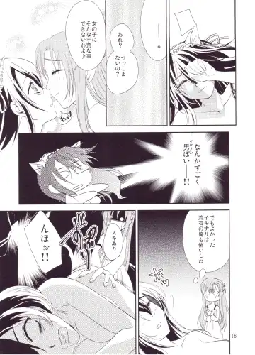 [Siratama Nikukyuu] Kirito-kun no Shiroku Betatsuku nani ka Fhentai - Page 15
