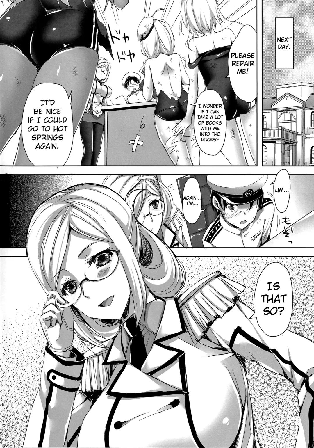[Ayakawa Riku] Katori Sensei no Yasen Jugyou | Katori-sensei's Field Training Fhentai - Page 23