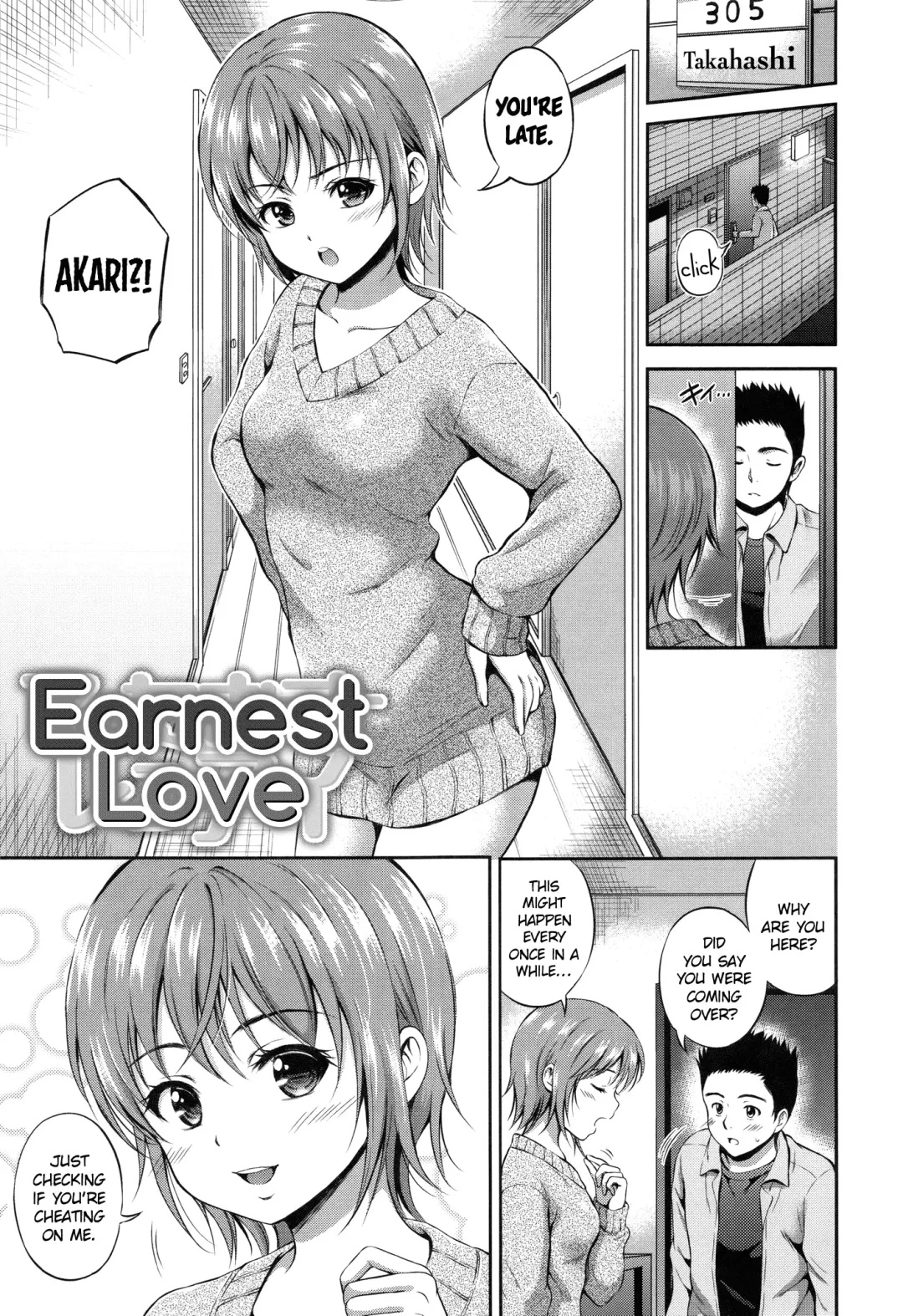 [Hanafuda Sakurano] Hitamuki Renai | Earnest Love Fhentai - Page 1