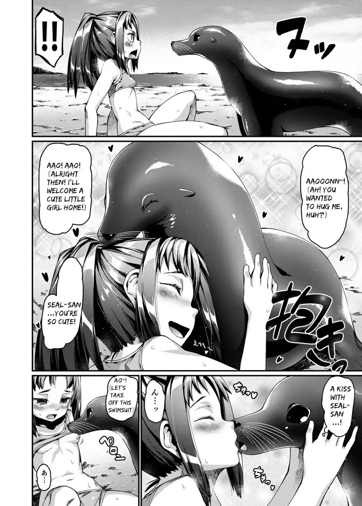 [Nenemaru] Ashika no Harem ni Mazarikonda Shoujo no Tenmatsu | A Young Girl's Account of Mingling in a Sea Lion's Harem (decensored) Fhentai - Page 2