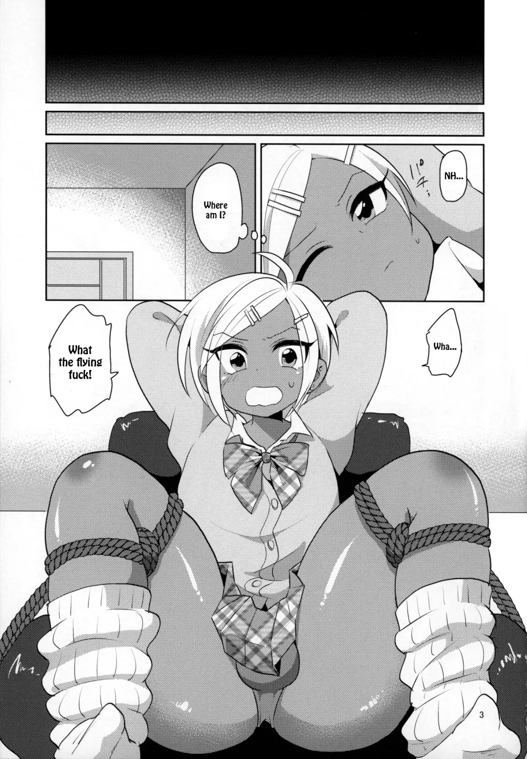 [Urakuso] Namaiki Gal Danshi. | Cheeky Gyaru-boy. Fhentai - Page 4