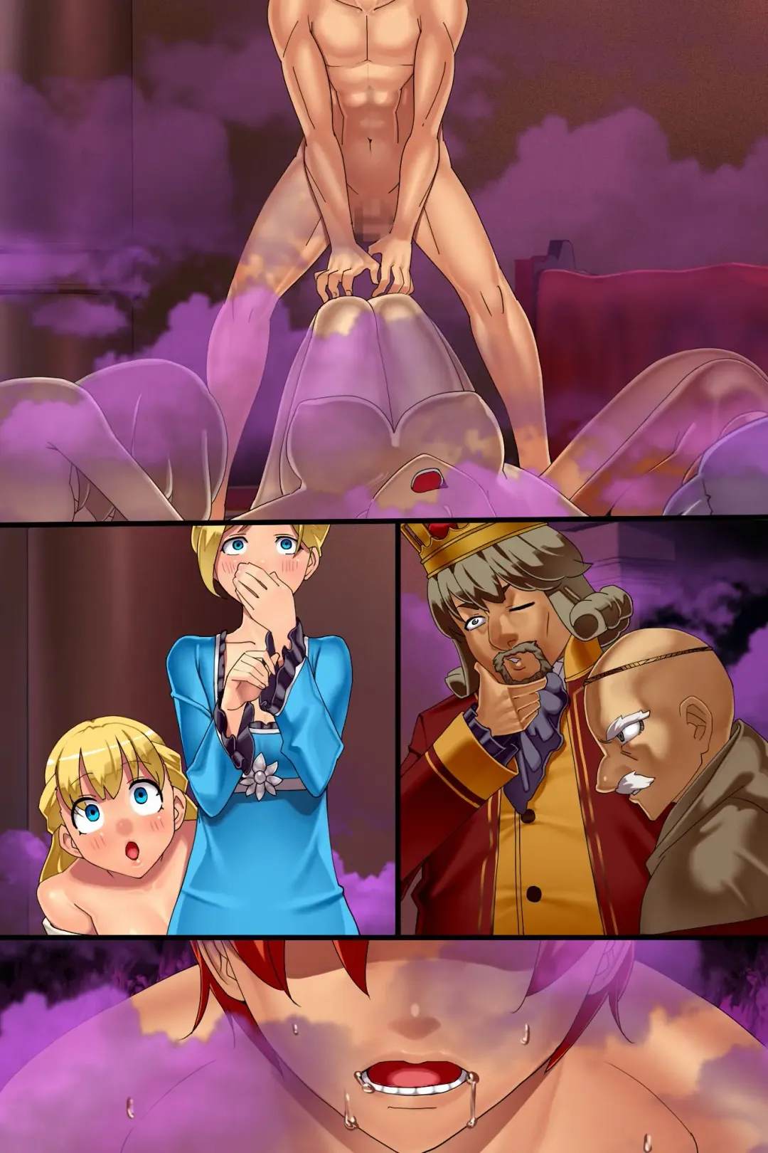 Biyaku de Seijuu to Kashita Yuusha-sama ga Machi Musume ya Ouhi o Osotte dopyu-dopyu Sarete Tanezuke SEX Shichau Hanashi Fhentai - Page 62