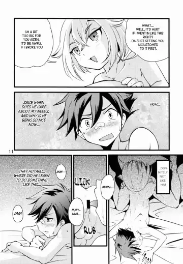 [Miyamoto Ikusa] Aikata no Are ga Ooki Sugiru Ken | My Partner is too Big for Me Fhentai - Page 9