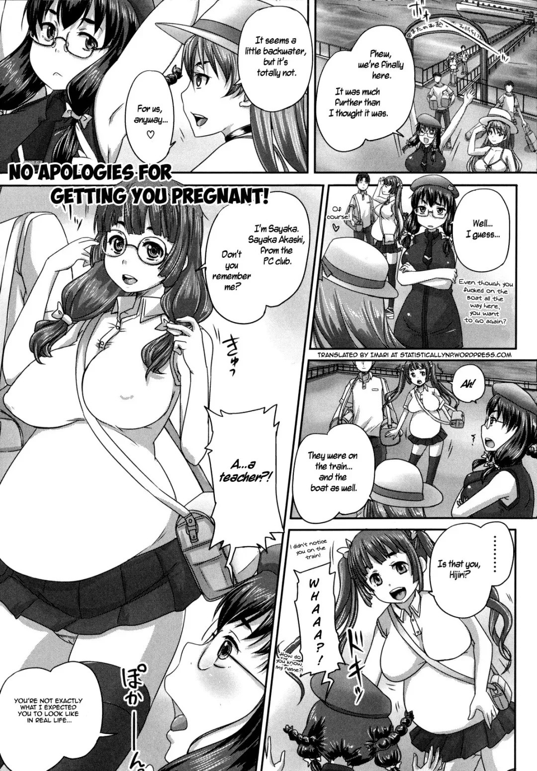 [Nozarashi Satoru] Ninshin Shite mo Gomenne Nashi | No apologies for getting you pregnant Fhentai - Page 1