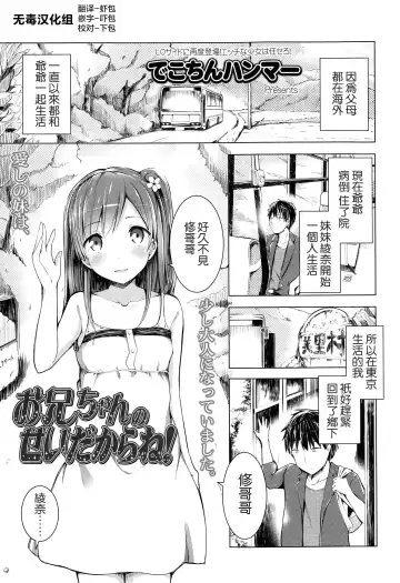 Read [Dekochin Hammer] Onii-chan no Sei Dakara ne!! - Fhentai