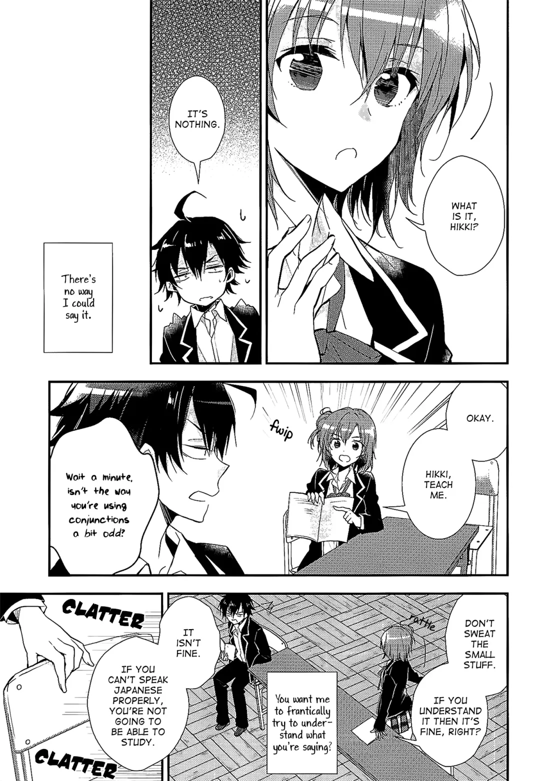 [Peke] Chotto, Yuigahama-san chika sugimasu yo. | Wait a minute, you're getting too close, Yuigahama-san. Fhentai - Page 6