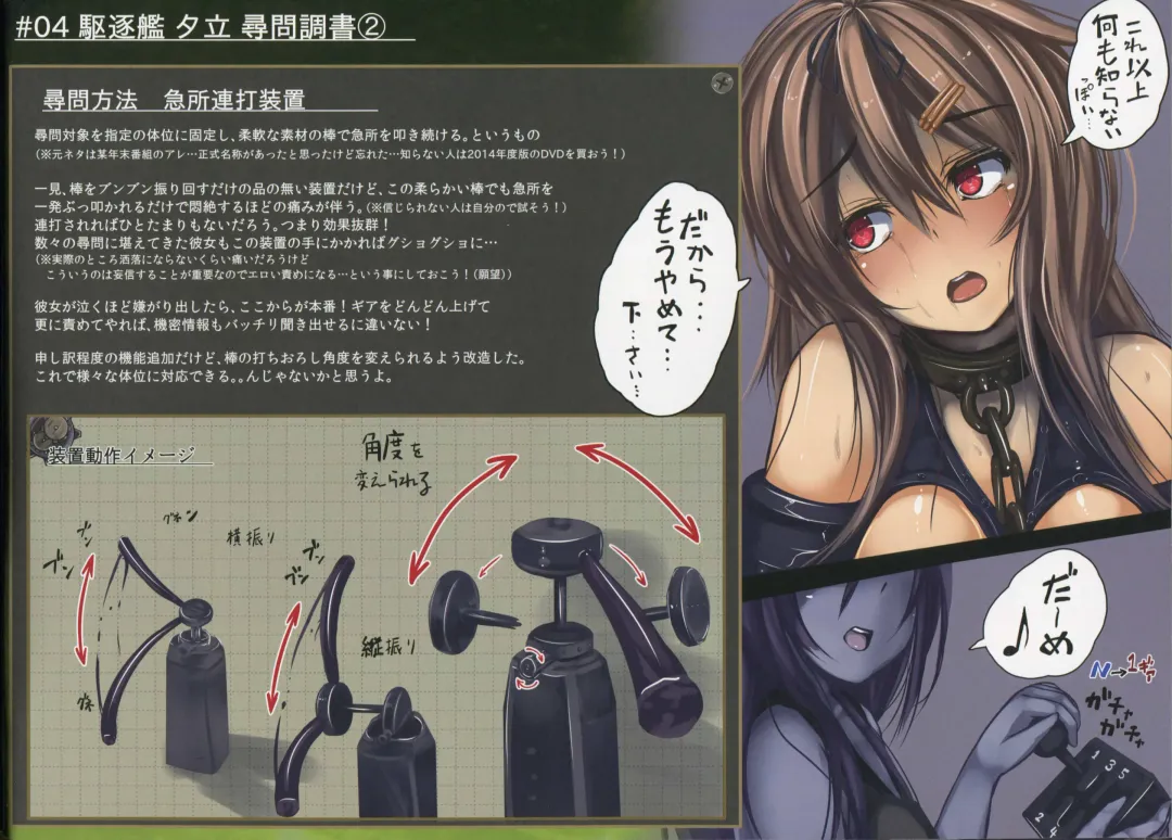 [Monikano] Kuchikukan Yuudachi Shigure Jinmon Chousho Fhentai - Page 10