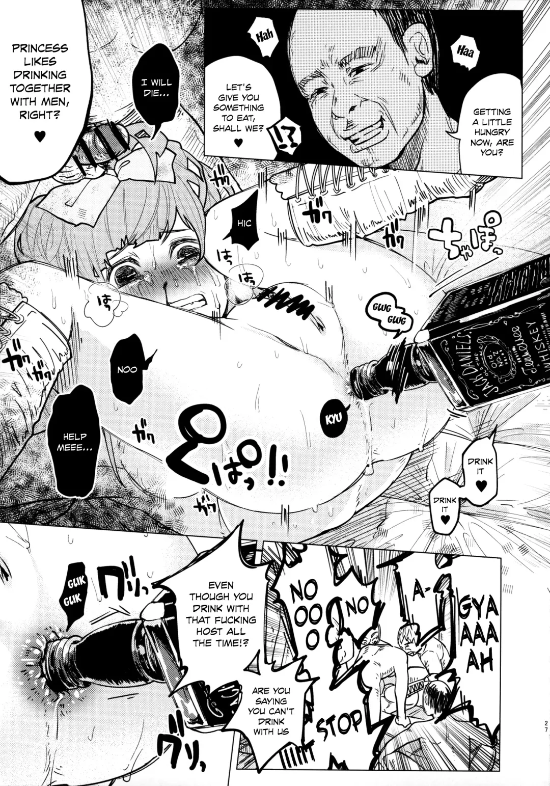 [Shiruka Bakaudon] Menhera Hosukyou Bokobokorin! | Beating Up a Mental Host Club Frequenter Chick! Fhentai - Page 27