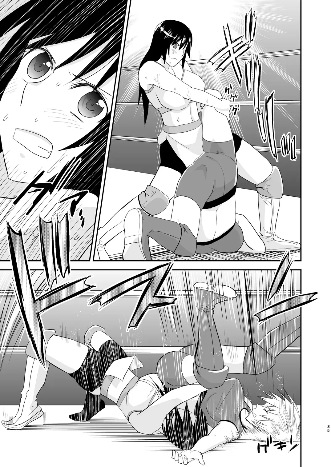 [Yamato Techno] Yoru no Choukyou Cat Fight 2 Fhentai - Page 34