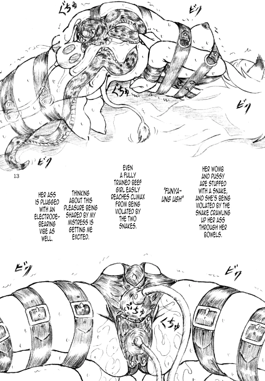 [Sumomo Ex] Gyuuniku Shoujo to Esagakari to Ojou-sama | Beef Girls and the Feed Supervisor and the Young Lady Fhentai - Page 12