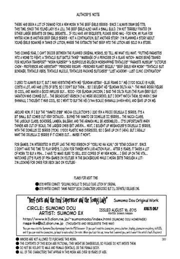 [Sumomo Ex] Gyuuniku Shoujo to Esagakari to Ojou-sama | Beef Girls and the Feed Supervisor and the Young Lady Fhentai - Page 29