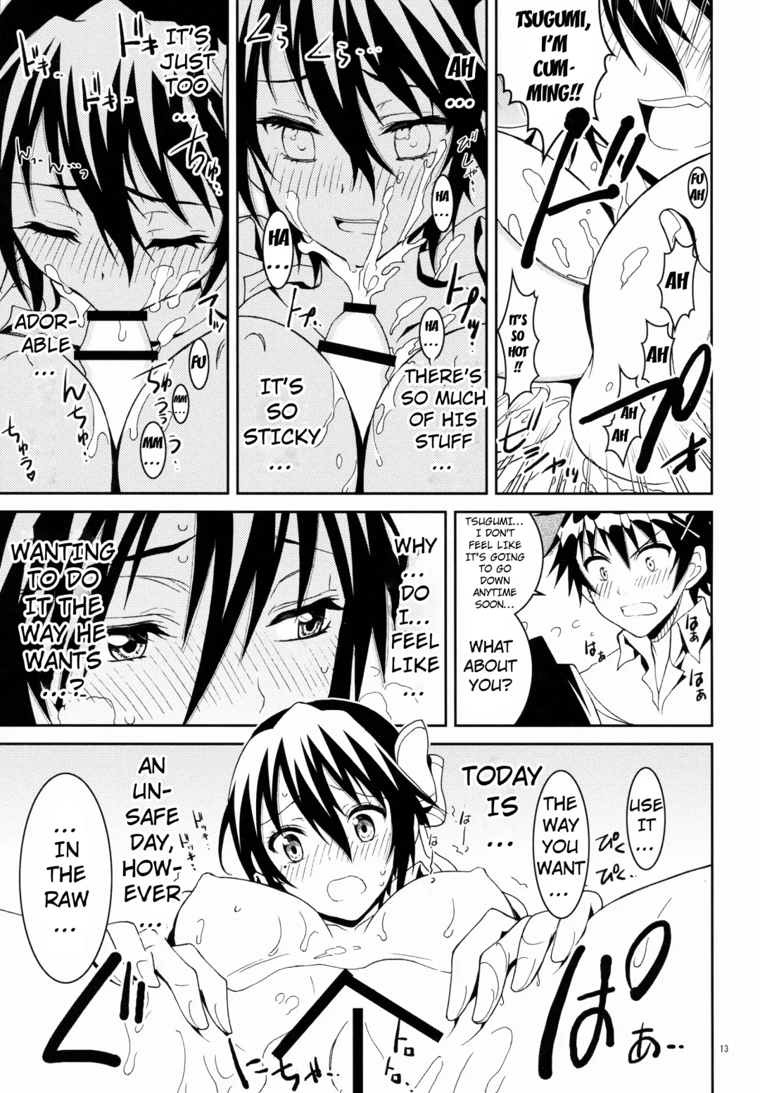 [Kaishaku] Nisenisekoi 3 Fhentai - Page 12