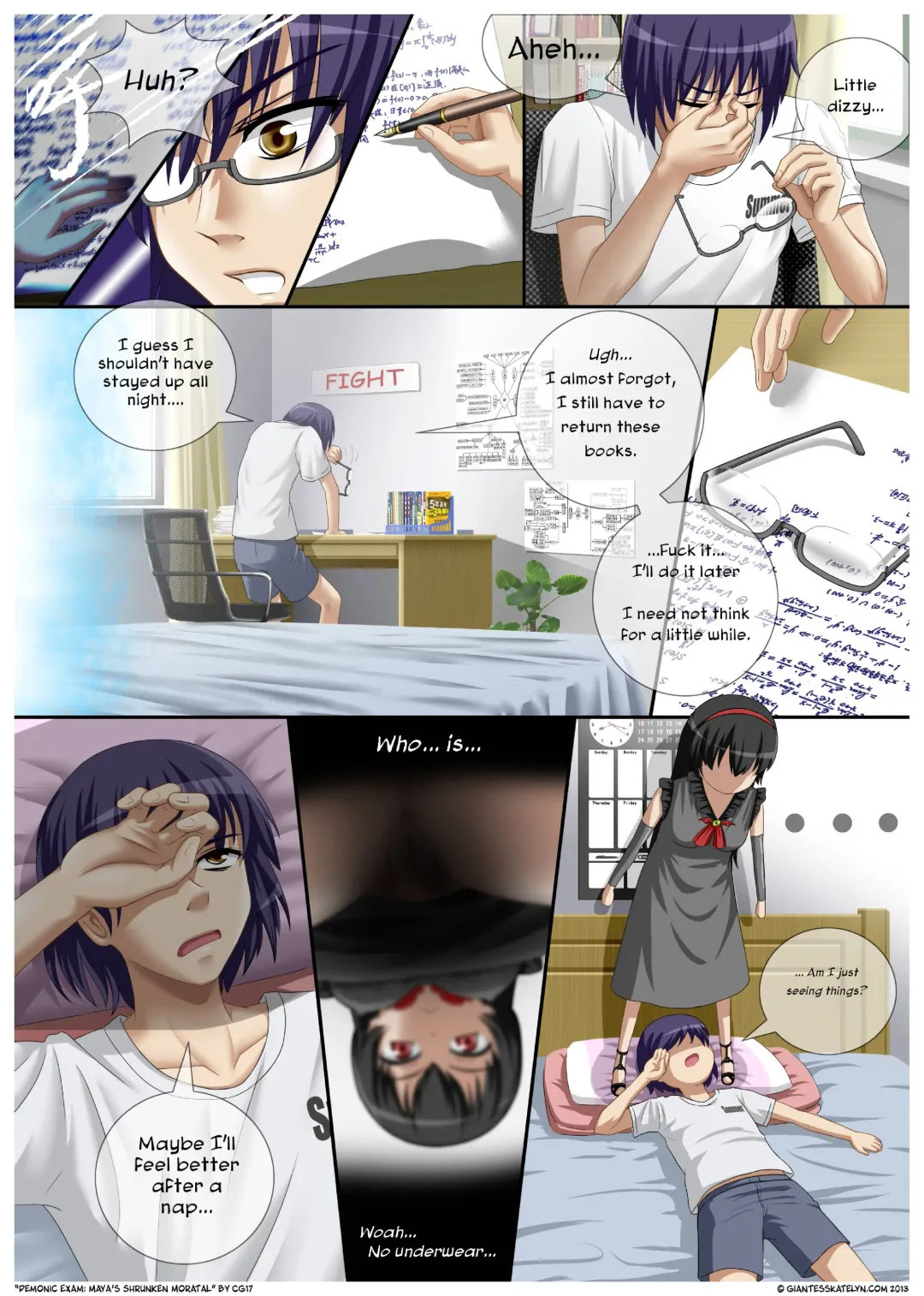 [Cg17] Demonic exam 1 Maya's Shrunken Mortal Fhentai - Page 7